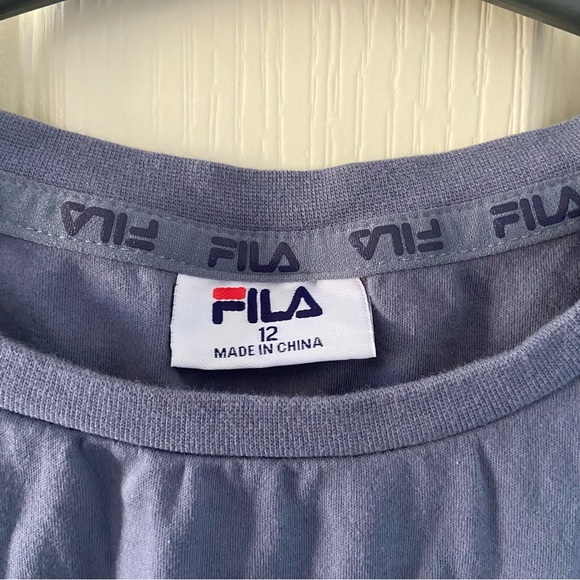 Fila Cotton Womens Top Size 12 - Picture 4 of 6